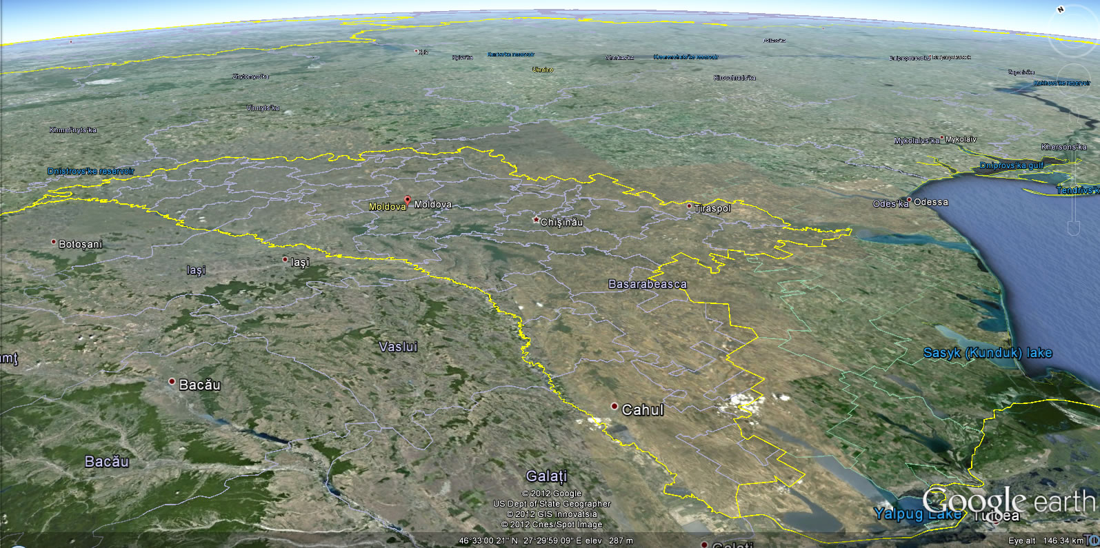 moldavie terre carte